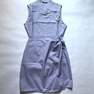 Vintage KORS Wrap Skirt Set Gingham Purple